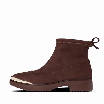 Fitflop Women's BRIDGET Stretch Ankle Boots - Brown, UE4902675